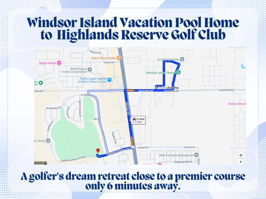 Windsor Island Vacation Pool Home Davenport Zewnętrze zdjęcie