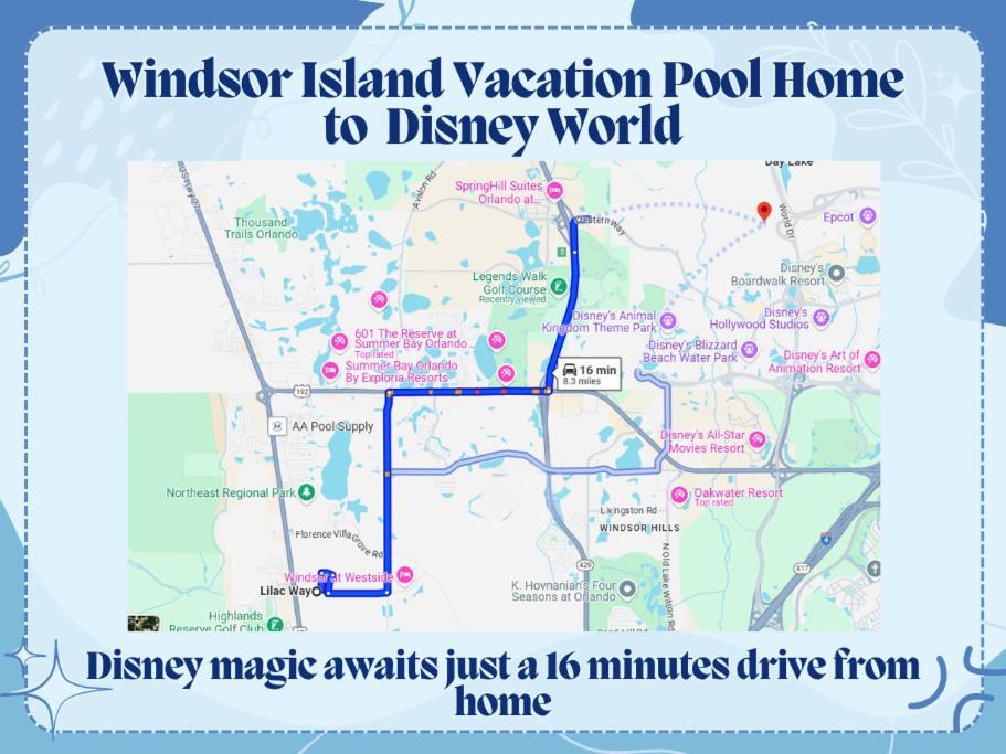 Windsor Island Vacation Pool Home Davenport Zewnętrze zdjęcie
